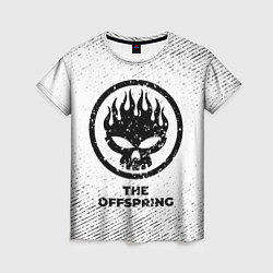 Футболка женская The Offspring с потертостями на светлом фоне, цвет: 3D-принт