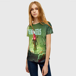 Футболка женская Дед селлс арт, цвет: 3D-принт — фото 2