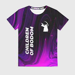Футболка женская Children of Bodom violet plasma, цвет: 3D-принт