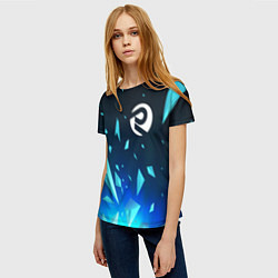 Футболка женская ARC Raiders взрыв частиц, цвет: 3D-принт — фото 2