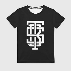 Футболка женская BTS alternative logo, цвет: 3D-принт