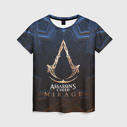 Футболка женская Assassins creed mirage logo, цвет: 3D-принт
