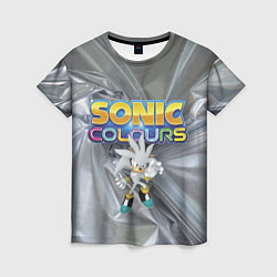 Футболка женская Silver Hedgehog - Sonic - Video Game, цвет: 3D-принт