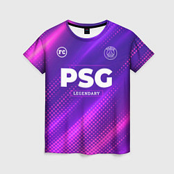 Футболка женская PSG legendary sport grunge, цвет: 3D-принт