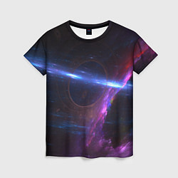 Женская футболка Принт Deep космос