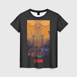 Футболка женская Doom eternal hell, цвет: 3D-принт