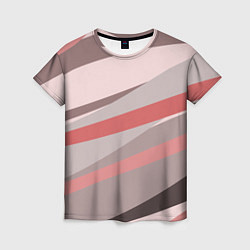 Футболка женская Розовый берег, цвет: 3D-принт