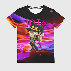 Женская футболка Дзётаро Кудзё - character cartoon