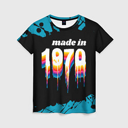 Футболка женская Made in 1970: liquid art, цвет: 3D-принт