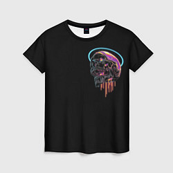 Футболка женская Skull free your mind, цвет: 3D-принт