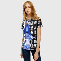 Футболка женская Ранни и иероглифы - Elden Ring, цвет: 3D-принт — фото 2