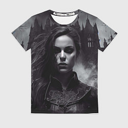 Женская футболка Готическая девушка Аливера