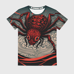 Футболка женская Красный паук, цвет: 3D-принт