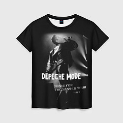 Футболка женская Depeche Mode - Music for the Masses tour, цвет: 3D-принт