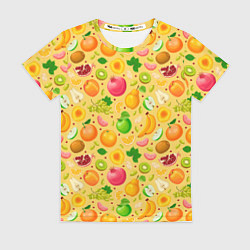 Футболка женская Fruit abundance, цвет: 3D-принт