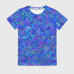 Футболка женская Разводы масла на воде, цвет: 3D-принт