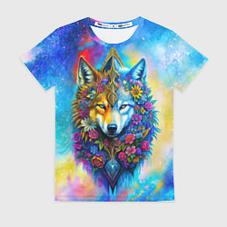 Женская футболка Лисоволк