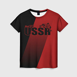 Женская футболка USSR team