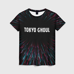 Футболка женская Tokyo Ghoul infinity, цвет: 3D-принт