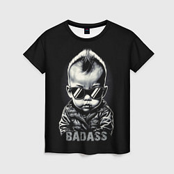 Футболка женская Badass, цвет: 3D-принт