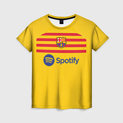 Футболка женская Барселона форма 2223 третья, цвет: 3D-принт