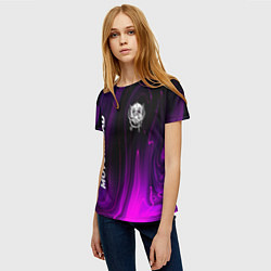 Футболка женская Motorhead violet plasma, цвет: 3D-принт — фото 2