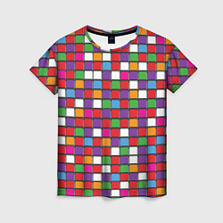 Женская футболка Color cubes
