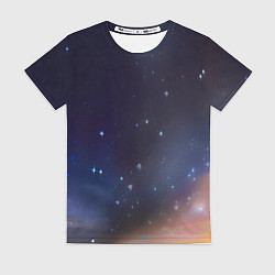 Футболка женская Космическое полотно, цвет: 3D-принт