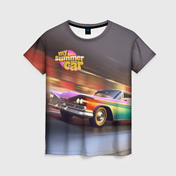 Женская футболка My summer car 1961 Plymouth Fury