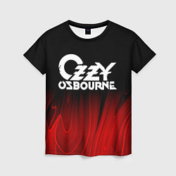 Футболка женская Ozzy Osbourne red plasma, цвет: 3D-принт