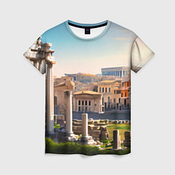 Женская футболка Руины Рима
