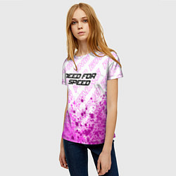 Футболка женская Need for Speed pro gaming: символ сверху, цвет: 3D-принт — фото 2