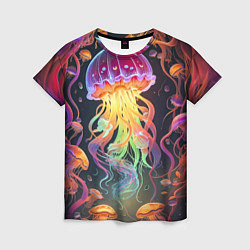Футболка женская Фантастическая медуза, цвет: 3D-принт