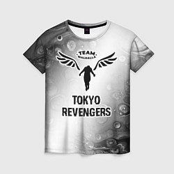 Футболка женская Tokyo Revengers glitch на светлом фоне, цвет: 3D-принт