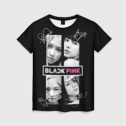 Футболка женская Blackpink - Autographs, цвет: 3D-принт