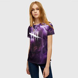 Футболка женская Dead By Daylight Logo Smoke, цвет: 3D-принт — фото 2