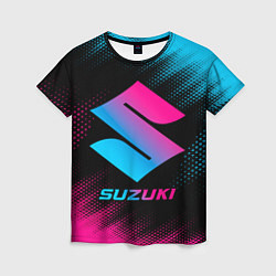 Футболка женская Suzuki - neon gradient, цвет: 3D-принт