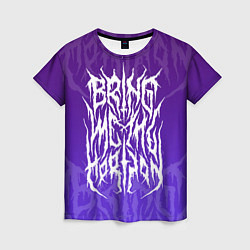 Футболка женская Bring Me The Horizon Lettering, цвет: 3D-принт