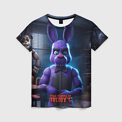 Футболка женская Five Nights at Freddys Bonnie, цвет: 3D-принт