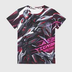 Футболка женская Кибер робот, цвет: 3D-принт