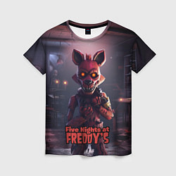 Футболка женская Five Nights at Freddys Mangle, цвет: 3D-принт