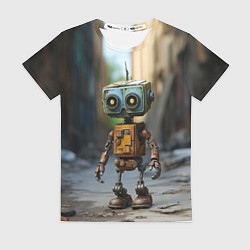 Футболка женская Миниатюрный робот, цвет: 3D-принт