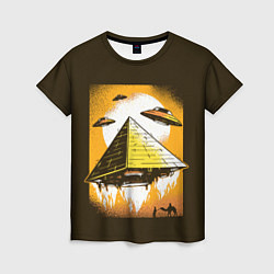 Женская футболка Pyramid launch