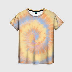 Футболка женская Tie-Dye дизайн, цвет: 3D-принт