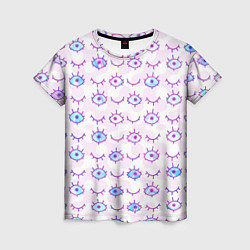 Футболка женская Multiple eyes, цвет: 3D-принт