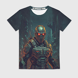 Футболка женская Штурмовой андроид, цвет: 3D-принт