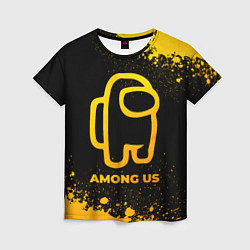 Футболка женская Among Us - gold gradient, цвет: 3D-принт
