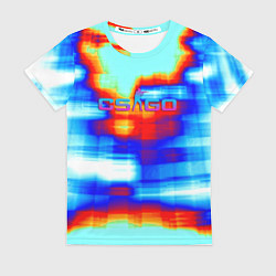 Футболка женская Cs go gradient skin, цвет: 3D-принт