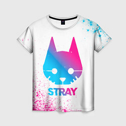 Футболка женская Stray neon gradient style, цвет: 3D-принт