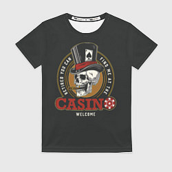Футболка женская Casino, цвет: 3D-принт